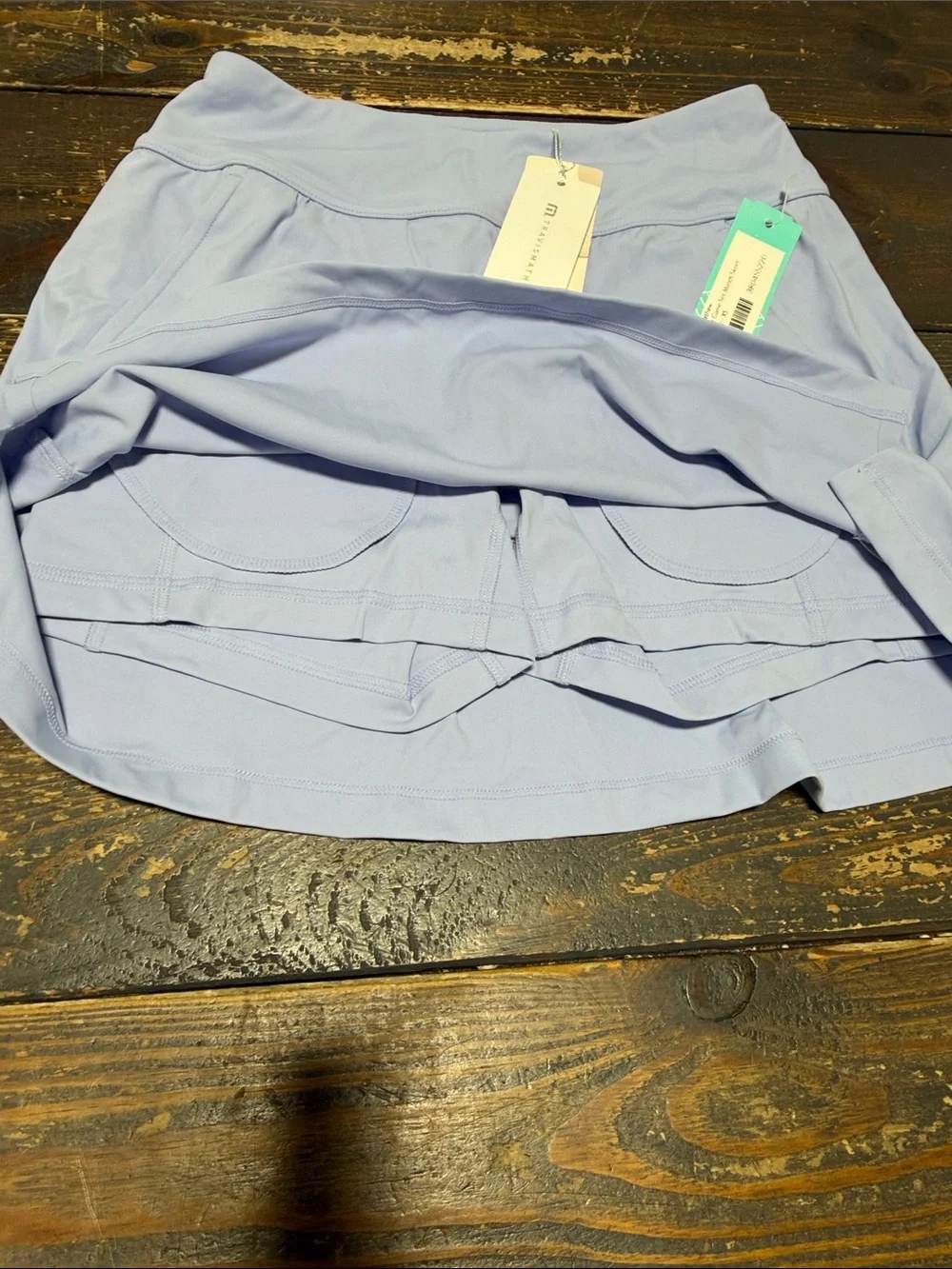 Moveknit Game Set Match Skort Light Blue - XS